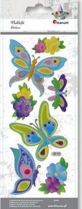 Titanum Naklejki wypukłe miękkie motyle, kwiaty 7szt 1