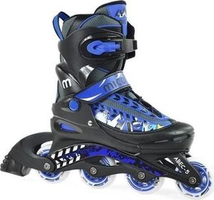 Rolki Mico Wrotko-rolki Funny niebieskie Jr PW-117J r. 34-37 1