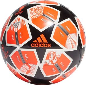 Adidas Piłka nożna Finale 21 20th Anniversary UCL Club pomarańczowa r. 3 1