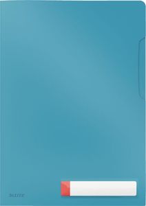 Leitz Folder A4 z kieszonką na etykietę niebieski 1