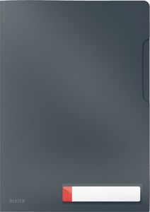 Leitz Folder A4 z kieszonką na etykietę szary 1