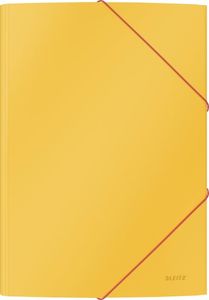 Leitz Teczka kartonowa z gumką Leitz Cosy, A4, żółta 30020019 1