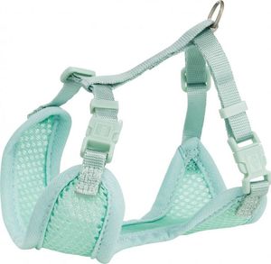 Trixie Miękkie szelki dla szczeniąt ze smyczą Junior, 26–34 cm/10 mm, 2.00 m, kolor miętowy 3