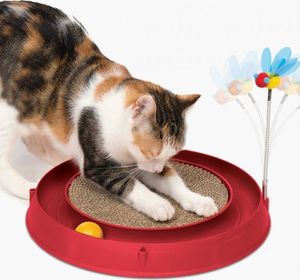 Catit Tor Catit Play'n Scratch z drapakiem, 4 x 36 x 39,5 cm, czerwony 1