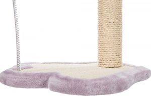 Trixie Drapak stojący ze słupkiem Junior, 40 × 50 × 38 cm, liliowy/naturalny 8