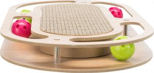 Trixie Drapak kartonowy z zabawkami, drewno/karton, z kocimiętką 5