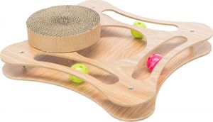 Trixie Drapak kartonowy z zabawkami, drewno/karton, 35 × 4 × 35 cm 8