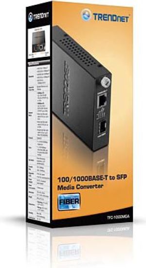Konwerter światłowodowy TRENDnet 100/1000BASE-T - SFP (TFC-1000MGA) 4