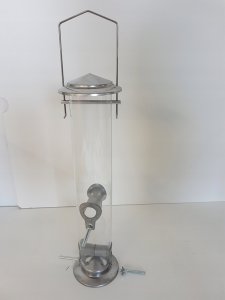 Garden&Fun Karmnik dla ptaków, plastikowy, wiszący,13x13x40cm 5