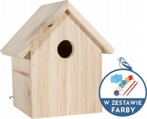 Garden&Fun Lęgówka dla ptaków, z drewna cedrowego, 2szt wymiennych frontów w zestawie, 21x15,5x32cm 2