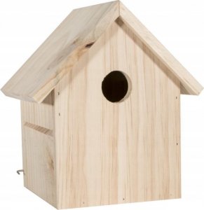 Garden&Fun Lęgówka dla ptaków, z drewna cedrowego, 2szt wymiennych frontów w zestawie, 21x15,5x32cm 3