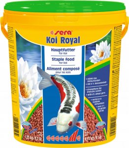 Sera Koi Royal Medium 21 l, granulat - pokarm postawowy dla Koi 1