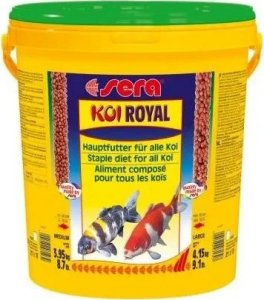 Sera Koi Royal Medium 21 l, granulat - pokarm postawowy dla Koi 2