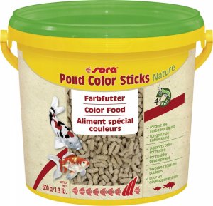 Sera Pond Color Sticks 3.800 ml, granulat - pokarm wybarwiający dla ryb stawowych 3