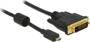 Kabel Delock HDMI Micro - DVI-D 2m czarny (83586) 1