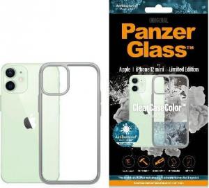 PanzerGlass Etui ClearCase do iPhone 12 Mini Satin Silver Antibacterial 1