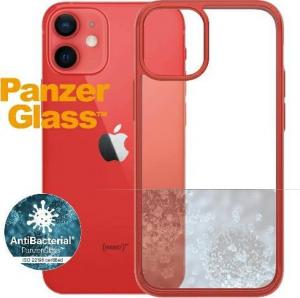 PanzerGlass Etui ClearCase do iPhone 12 Mini Mandarin Red Antibacterial 3