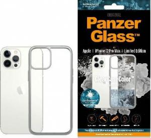 PanzerGlass Etui ClearCase do iPhone 12 Pro Max Satin Silver Antibacterial 1
