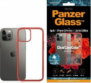 PanzerGlass Etui ClearCase do iPhone 12 Pro Max Mandarin Red Antibacterial 1