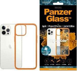 PanzerGlass Etui ClearCase do iPhone 12 Pro Max Orange Antibacterial 1