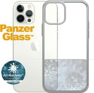 PanzerGlass Etui ClearCase do iPhone 12/12 Pro Satin Silver Antibacterial 3