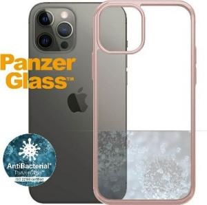 PanzerGlass Etui ClearCase do iPhone 12/12 Pro Rose Gold Antibacterial 3