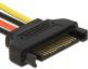 Delock Molex - SATA, 0.3m, Wielokolorowy (60139) 3