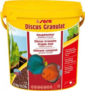 Sera Discus Granules Nature 4,2 kg/10L, granulat - pokarm dla pielęgnic 1