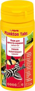 Sera Plankton Tabs Nature 50 ml - pokarm wybarwiający w tabletkach 1