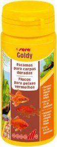 Sera Goldy Nature 50 ml, płatki - pokarm dla złotych rybek 1