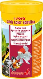 Sera Goldy Color Spirulina Nature 250 ml, granulat - pokarm dla złotych rybek 1