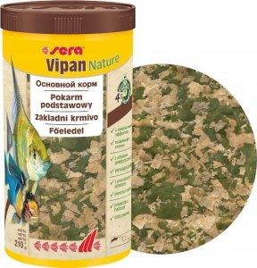 Sera Vipan Nature 1000 ml, płatki - pokarm premium 1
