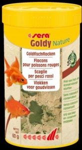 Sera Goldy Nature 250 ml, płatki -pokarm premium 1