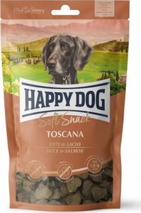 Happy Dog Soft Snack Toscana, przysmak dla psów dorosłych, kaczka i łosoś, 100g, saszetka 1