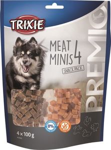 Trixie Przysmaki PREMIO 4 Meat Minis, kurczak, kaczka, wołowina, jagnięcina, 4 × 100 g 1