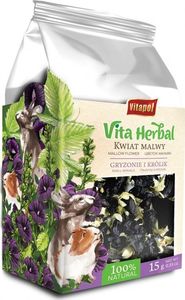 Vitapol Vita Herbal dla gryzoni i królika, kwiat malwy, 15g 1