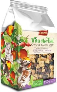 Vitapol Vita Herbal dla gryzoni i królika, owoce z sadu i lasu, 150g 1