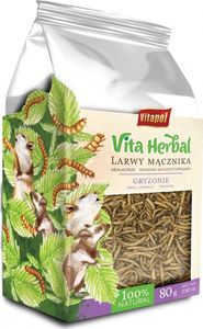 Vitapol Vita Herbal dla gryzoni, larwy mącznika, 80 g 1