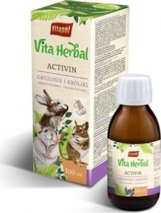 Vitapol Vita Herbal dla gryzoni i królika, activin 100ml 1