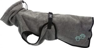 Trixie Szlafrok, dla psa, szary, tkanina frotte, XS: 30 cm 4