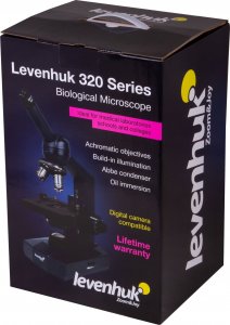 Mikroskop Levenhuk Monokularowy mikroskop biologiczny Levenhuk 320 BASE 17