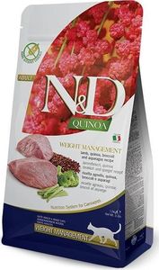 Farmina FARMINA N&D CAT QUINOA WEIGHT MANAGEMENT LAMB & BROCCOLI - Odchudzanie, z jagnięciną, quinoa, brokułami i szparagami 1,5kg 1