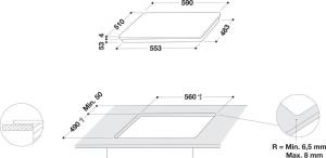 Płyta grzewcza Whirlpool SMC 604/F/BT 7