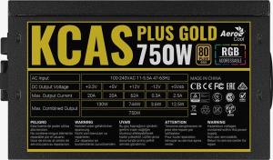 Zasilacz Aerocool KCAS Plus Gold 750W (AEROPGSKCAS+RGB750-G) 10