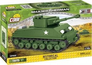 Cobi Historical Collection WWII Czołg M4A3E8 Sherman 315 klocków (2705) 1