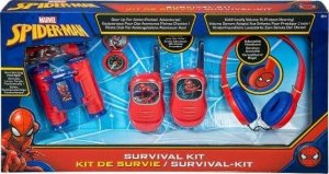 Ekids Spiderman Zestaw przygoda 5w1: latarka, kompas, lornetka, walkie talkie, słuchawki SM-V302 1