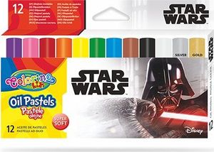 Patio Pastele olejne trójkątne Colorino Kids Star Wars 12 kolorów 1