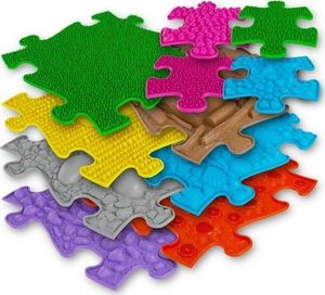 Askato Mata podłogowa Ortopedyczna Sensoryczna 7 elementów + 4 małe 2