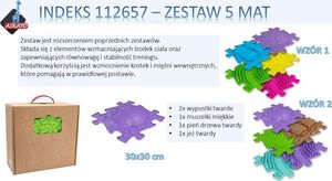 Askato Mata podłogowa ortopedyczna 5 elementów w pudełku 3
