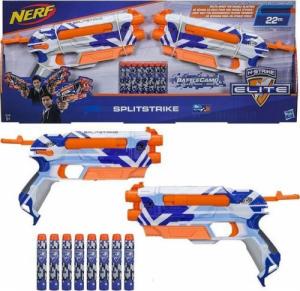 Hasbro PROMO NERF ELITE N-Strike Wyrzutnia Splitstrike x2 + 8 strzałek C3135 HASBRO 1